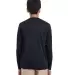 UltraClub 8622Y Youth Cool & Dry Performance Long- BLACK back view