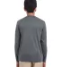 UltraClub 8622Y Youth Cool & Dry Performance Long- CHARCOAL back view
