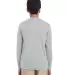 UltraClub 8622Y Youth Cool & Dry Performance Long- GREY back view