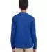 UltraClub 8622Y Youth Cool & Dry Performance Long- ROYAL back view