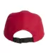 Big Accessories BA603 Pearl Performance Cap in Red back view