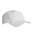 Big Accessories BA603 Pearl Performance Cap in White side view
