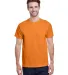 Gildan 2000 Ultra Cotton T-Shirt G200 in Tangerine front view