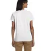 2000L Gildan Ladies' 6.1 oz. Ultra Cotton® T-Shir in White back view