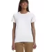 2000L Gildan Ladies' 6.1 oz. Ultra Cotton® T-Shir in White front view