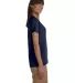 2000L Gildan Ladies' 6.1 oz. Ultra Cotton® T-Shir in Navy side view