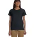 2000L Gildan Ladies' 6.1 oz. Ultra Cotton® T-Shir in Black front view