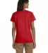 2000L Gildan Ladies' 6.1 oz. Ultra Cotton® T-Shir in Red back view