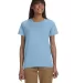 2000L Gildan Ladies' 6.1 oz. Ultra Cotton® T-Shir in Light blue front view