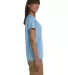 2000L Gildan Ladies' 6.1 oz. Ultra Cotton® T-Shir in Light blue side view
