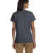 2000L Gildan Ladies' 6.1 oz. Ultra Cotton® T-Shir in Dark heather back view
