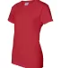 2000L Gildan Ladies' 6.1 oz. Ultra Cotton® T-Shir in Red side view