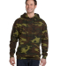 3969 Code V Camouflage Pullover Hooded Sweatshirt  in Green woodland front view