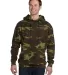 3969 Code V Camouflage Pullover Hooded Sweatshirt  GREEN WOODLAND front view