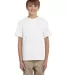 3931B Fruit of the Loom Youth 5.6 oz. Heavy Cotton WHITE front view