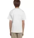3931B Fruit of the Loom Youth 5.6 oz. Heavy Cotton WHITE back view