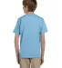 3931B Fruit of the Loom Youth 5.6 oz. Heavy Cotton LIGHT BLUE back view