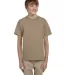 3931B Fruit of the Loom Youth 5.6 oz. Heavy Cotton KHAKI front view