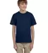 3931B Fruit of the Loom Youth 5.6 oz. Heavy Cotton J NAVY front view