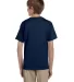 3931B Fruit of the Loom Youth 5.6 oz. Heavy Cotton J NAVY back view