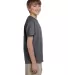 3931B Fruit of the Loom Youth 5.6 oz. Heavy Cotton CHARCOAL GREY side view