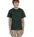 3931B Fruit of the Loom Youth 5.6 oz. Heavy Cotton FOREST GREEN front view