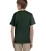 3931B Fruit of the Loom Youth 5.6 oz. Heavy Cotton FOREST GREEN back view