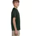 3931B Fruit of the Loom Youth 5.6 oz. Heavy Cotton FOREST GREEN side view