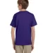 3931B Fruit of the Loom Youth 5.6 oz. Heavy Cotton DEEP PURPLE back view