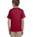 3931B Fruit of the Loom Youth 5.6 oz. Heavy Cotton CARDINAL back view