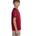 3931B Fruit of the Loom Youth 5.6 oz. Heavy Cotton CARDINAL side view