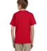 3931B Fruit of the Loom Youth 5.6 oz. Heavy Cotton FIERY RED back view
