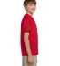 3931B Fruit of the Loom Youth 5.6 oz. Heavy Cotton FIERY RED side view