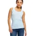 US Blanks US500 Ladies' 4.4 oz. Beater Tank in Baby blue front view