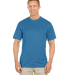 790 Augusta Mens Wicking Tee  in Columbia blue front view
