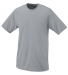 790 Augusta Mens Wicking Tee  in Silver grey front view
