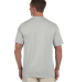 790 Augusta Mens Wicking Tee  in Silver grey back view