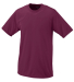 790 Augusta Mens Wicking Tee  in Maroon front view