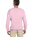 18000 Gildan 7.75 oz. Heavy Blend 50/50 Fleece Cre in Light pink back view