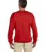 18000 Gildan 7.75 oz. Heavy Blend 50/50 Fleece Cre in Red back view