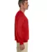 18000 Gildan 7.75 oz. Heavy Blend 50/50 Fleece Cre in Red side view