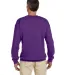 18000 Gildan 7.75 oz. Heavy Blend 50/50 Fleece Cre in Purple back view