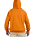 12500 Gildan 9.3 oz. Ultra Blend® 50/50 Hood in S orange back view