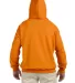 12500 Gildan 9.3 oz. Ultra Blend® 50/50 Hood in S orange back view