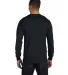 8400 Gildan 5.6 oz. Ultra Blend® 50/50 Long-Sleev in Black back view