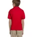 8800B Gildan Youth 5.6 oz. Ultra Blend® 50/50 Jer in Red back view