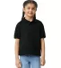8800B Gildan Youth 5.6 oz. Ultra Blend® 50/50 Jer in Black front view