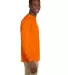2410 Gildan 6.1 oz. Ultra Cotton® Long-Sleeve Poc in S orange side view