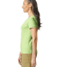 64000L Gildan Ladies 4.5 oz. SoftStyle™ Ringspun in Pistachio side view