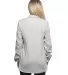 Burnside 5200 Women's Long Sleeve Solid Flannel Sh in Stone back view